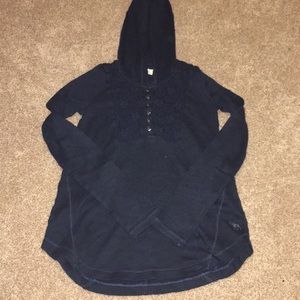 Navy blue hoodie
